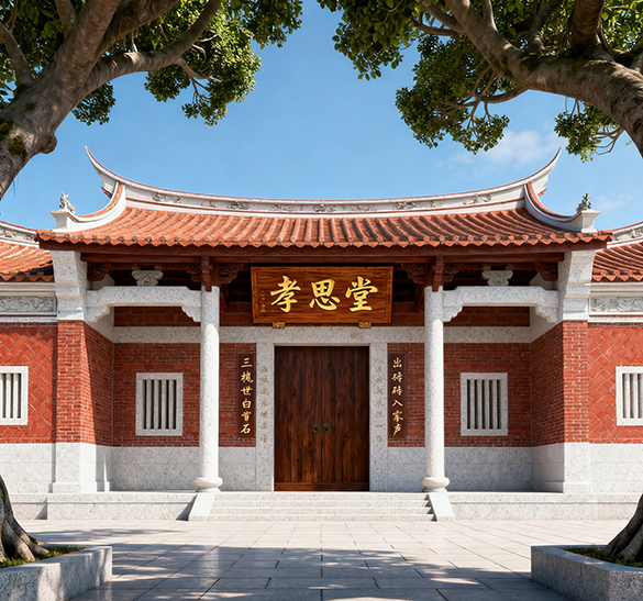 福建宗祠设计-闽南祠堂设计-三明祠堂设计-南平祠堂设计-宁德祖祠设计-福州祖祠设计施工