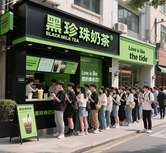 厦门奶茶店设计｜厦门茶饮连锁店设计｜打造网红级饮品空间