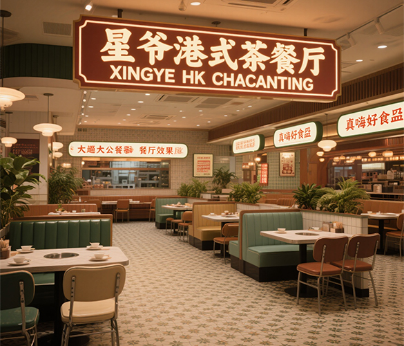 厦门茶餐厅设计-广式茶餐厅设计-厦门港式茶餐厅设计 厦门粤式茶餐厅设计装修