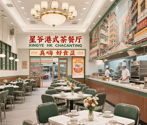 厦门茶餐厅设计-广式茶餐厅设计-厦门港式茶餐厅设计 厦门粤式茶餐厅设计装修