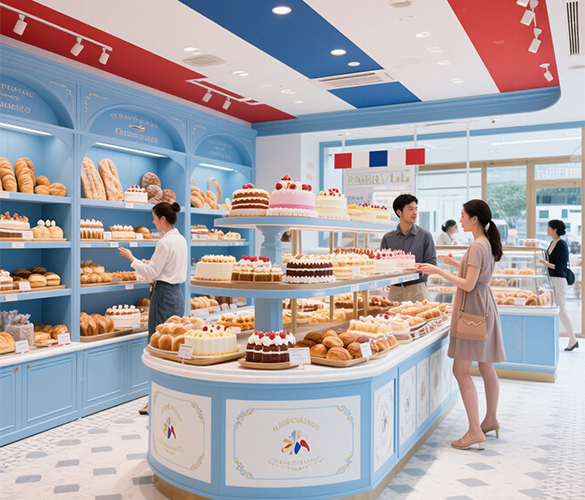 厦门烘焙店设计-面包店设计-厦门蛋糕店设计-厦门烘焙连锁店设计
