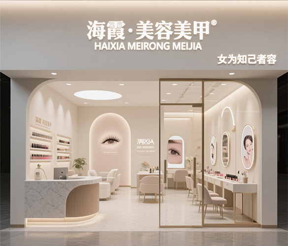 厦门美容店设计 厦门美容院设计 厦门美甲美睫店设计