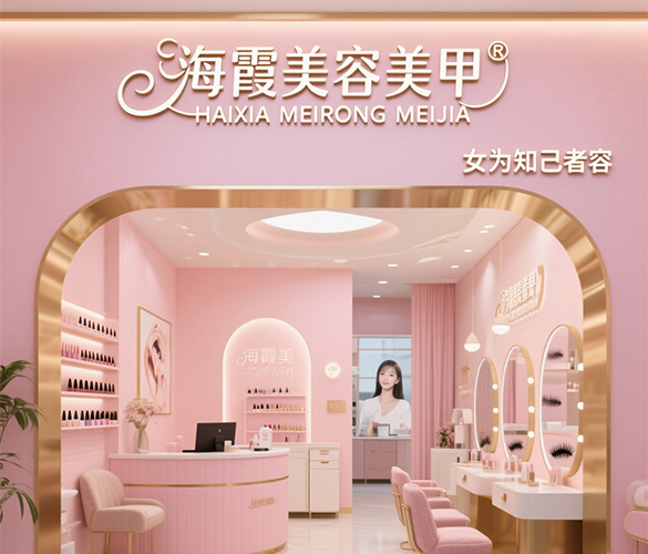 厦门美容店设计 厦门美容院设计 厦门美甲美睫店设计